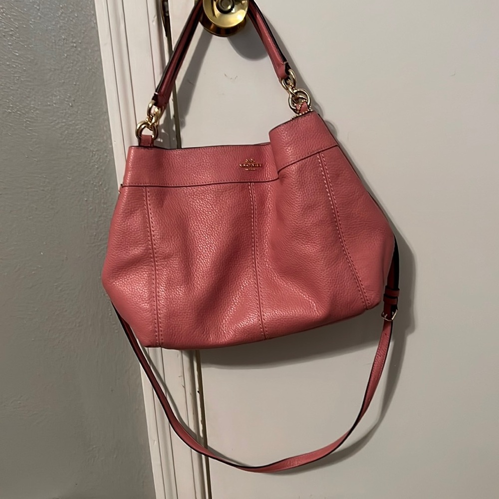 Coach Rose Crossbody Bag with Gold Accents